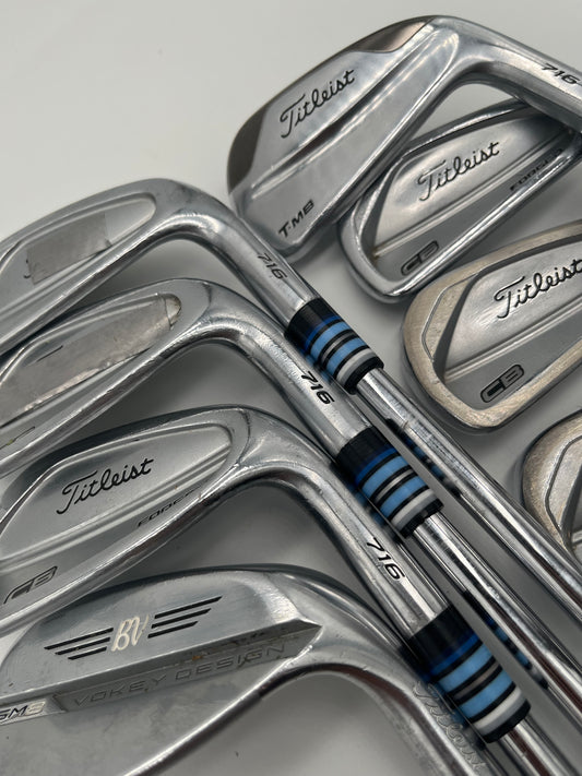 Titleist 716 CB T-MB SM8 3-Pw Eisensatz X-Stiff